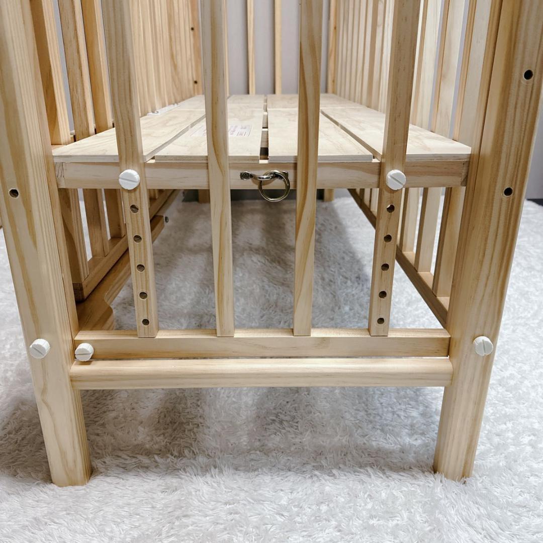 大和屋 yamatoya ベビーベッド そいねーる3 ベビーサークル NA