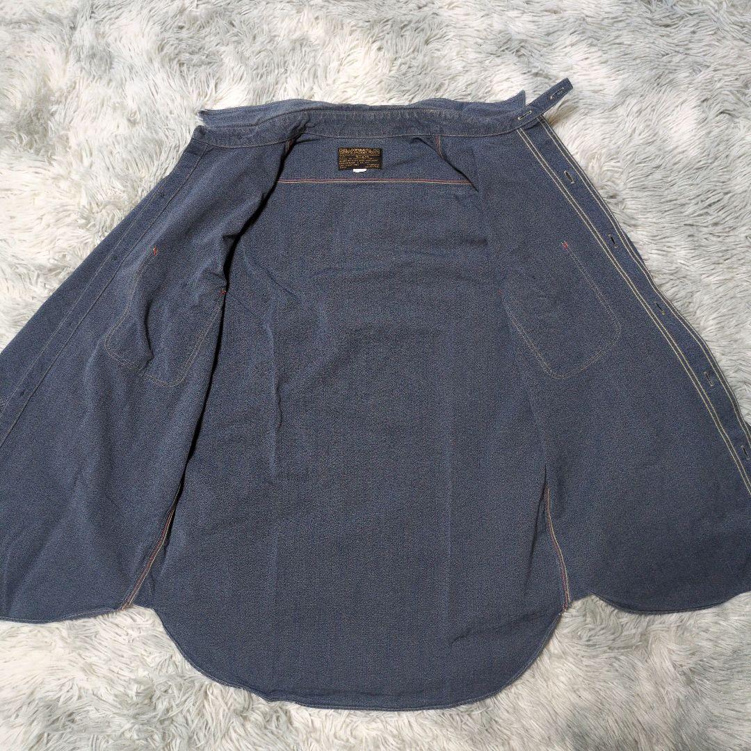 美品✨【DELUXEWARE】7620☆バレルシャンブレー☆Mサイズ