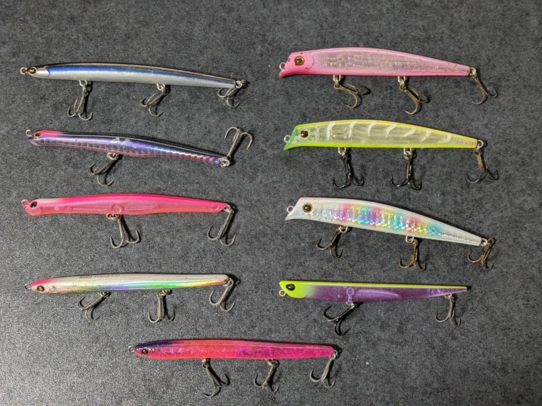 総計100点以上！コモモ＆エリ10　シーバスルアー多め　ワインドなどまとめ売り！