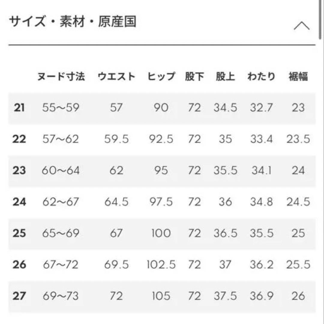 ヤヌーク YANUK JOAN ジョーン　ルーズストレート　23インチ