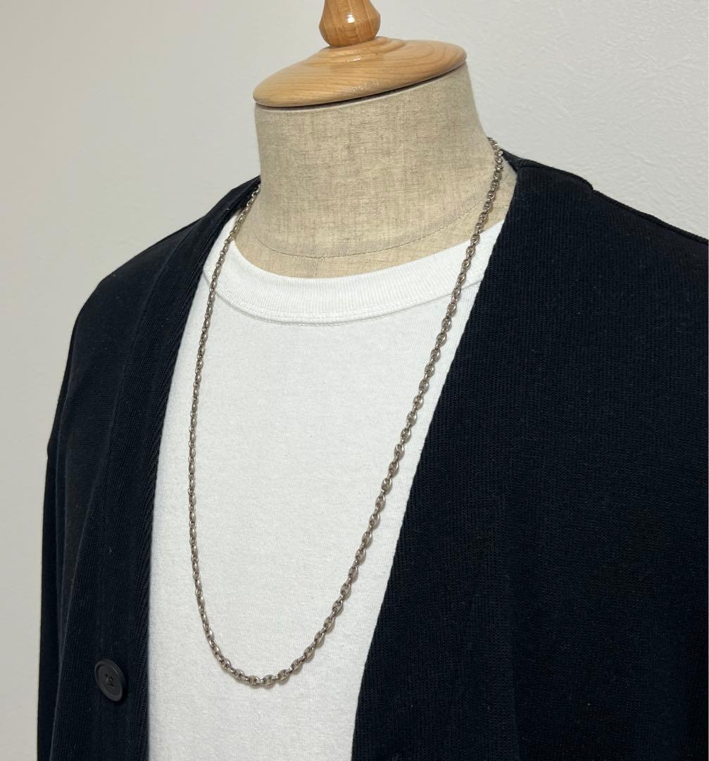 グッチ GUCCI マリーナチェーンロングネックレス アンカー SV800 希少