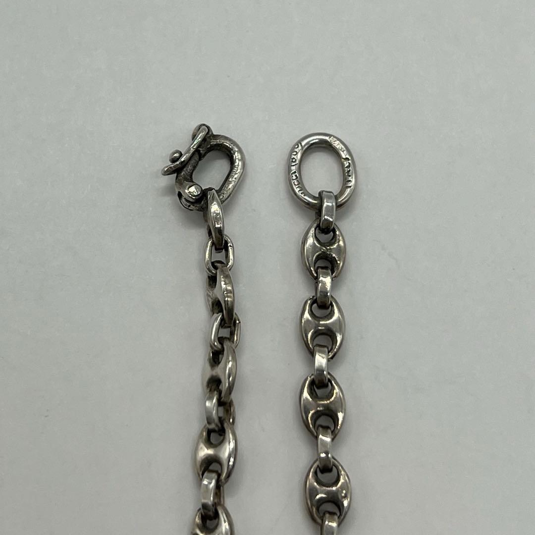 グッチ GUCCI マリーナチェーンロングネックレス アンカー SV800 希少