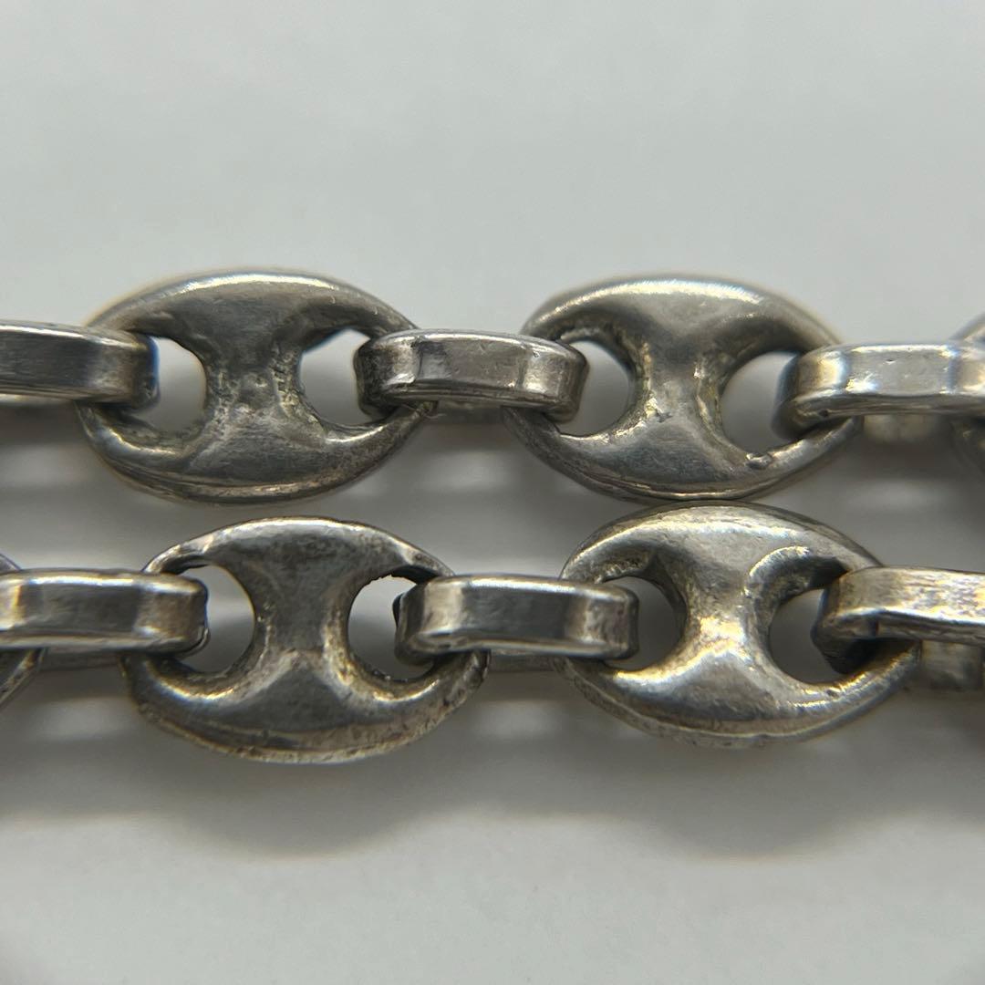 グッチ GUCCI マリーナチェーンロングネックレス アンカー SV800 希少