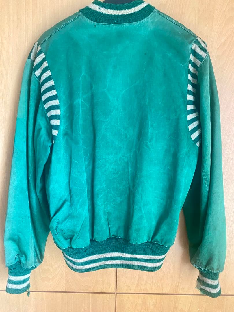 30-40s NELSON KNITTING MILLS サテンスタジャン