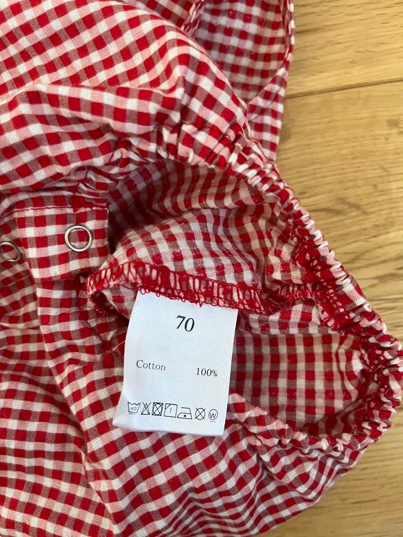 House on the Hill ロンパース ボンネット セット 70size