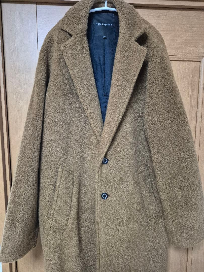 1piu1uguale3 DROP CHESTER ボアチェスターコート
