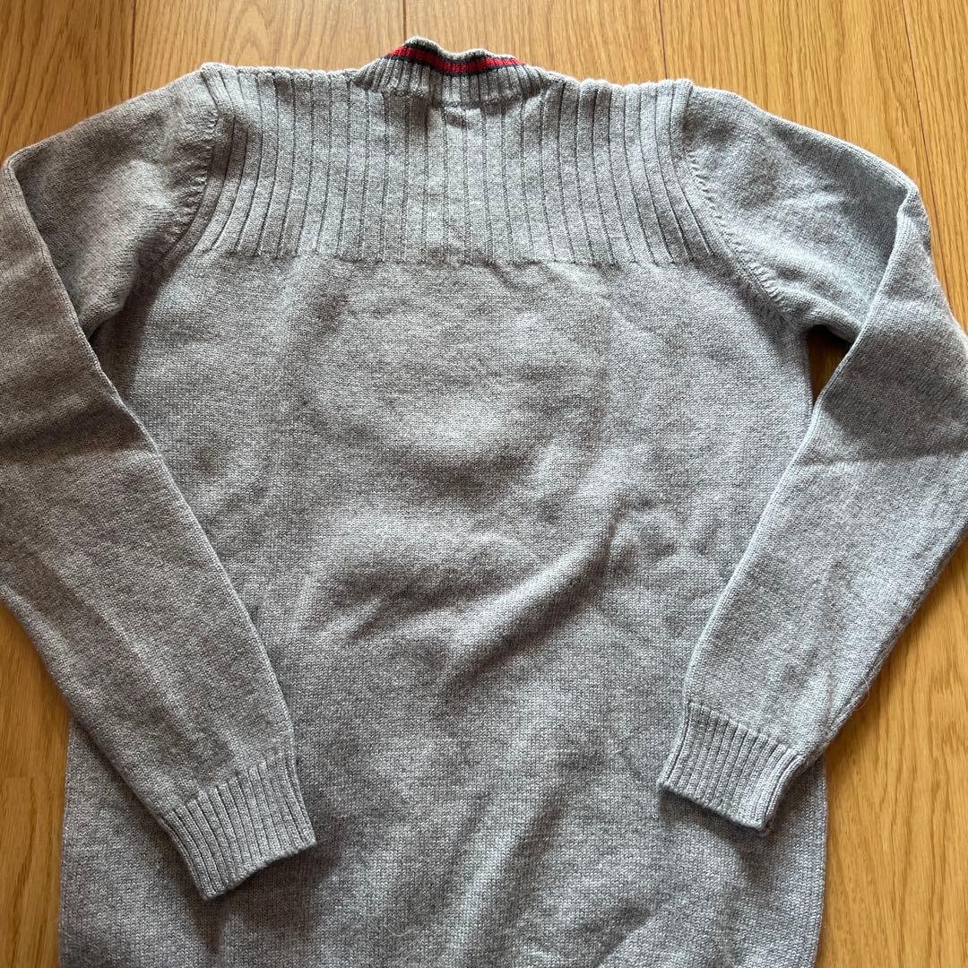 Gucci チルドレングレー 長袖セーター ウール100%12サイズ