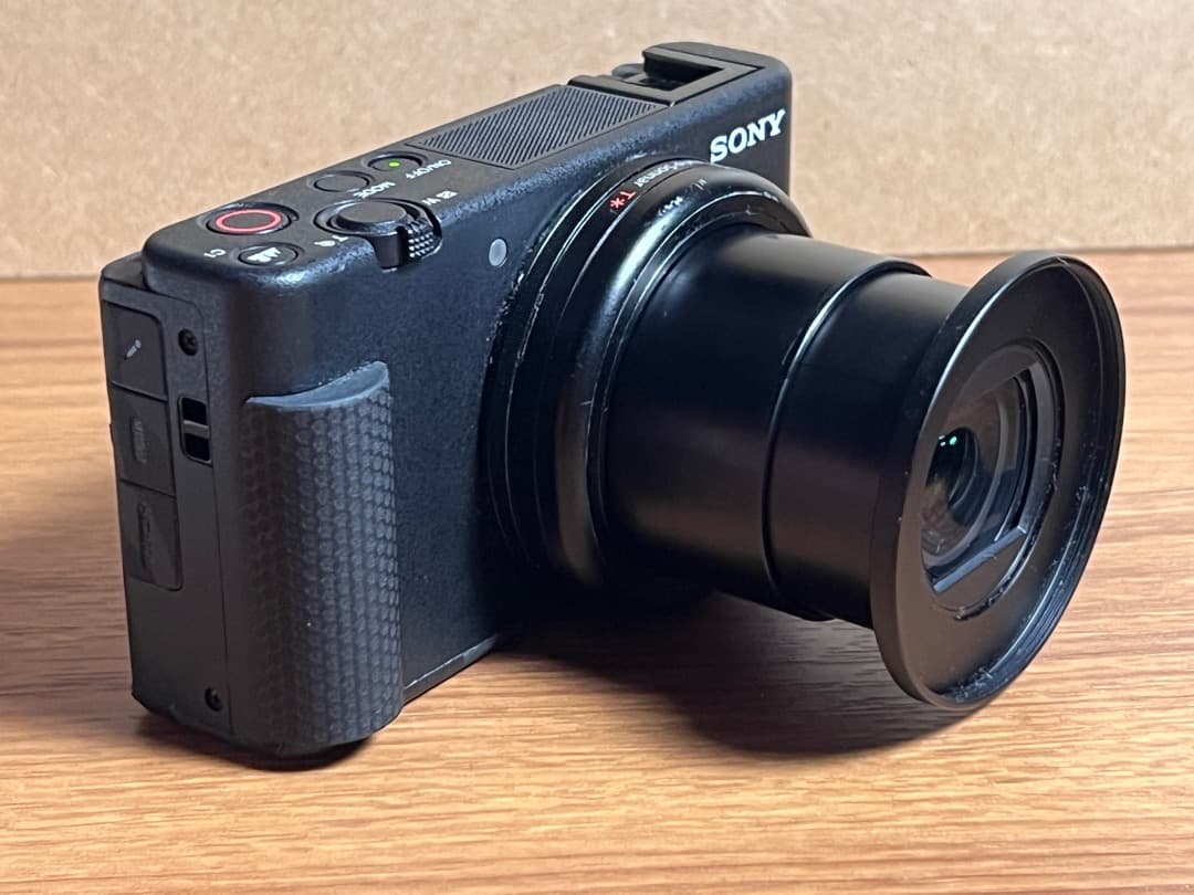 SONY VLOGCAM ZV-1 ＋広角レンズ＋外付マイク＋バッテリ充電器