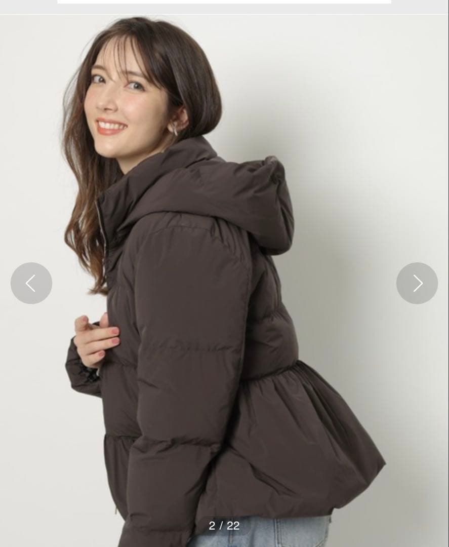 撥水ぺプラムダウン　アプワイザーリッシェ　新品未使用