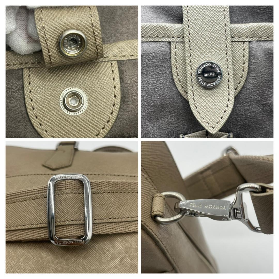 型崩れなし☆PELLE MORBIDA　2way　キャピターノ ビジネスバッグ