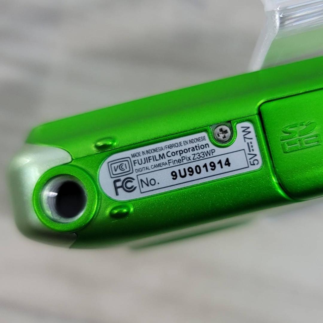 【美品】FUJIFILM デジタルカメラ FinePix Z33WP グリーン