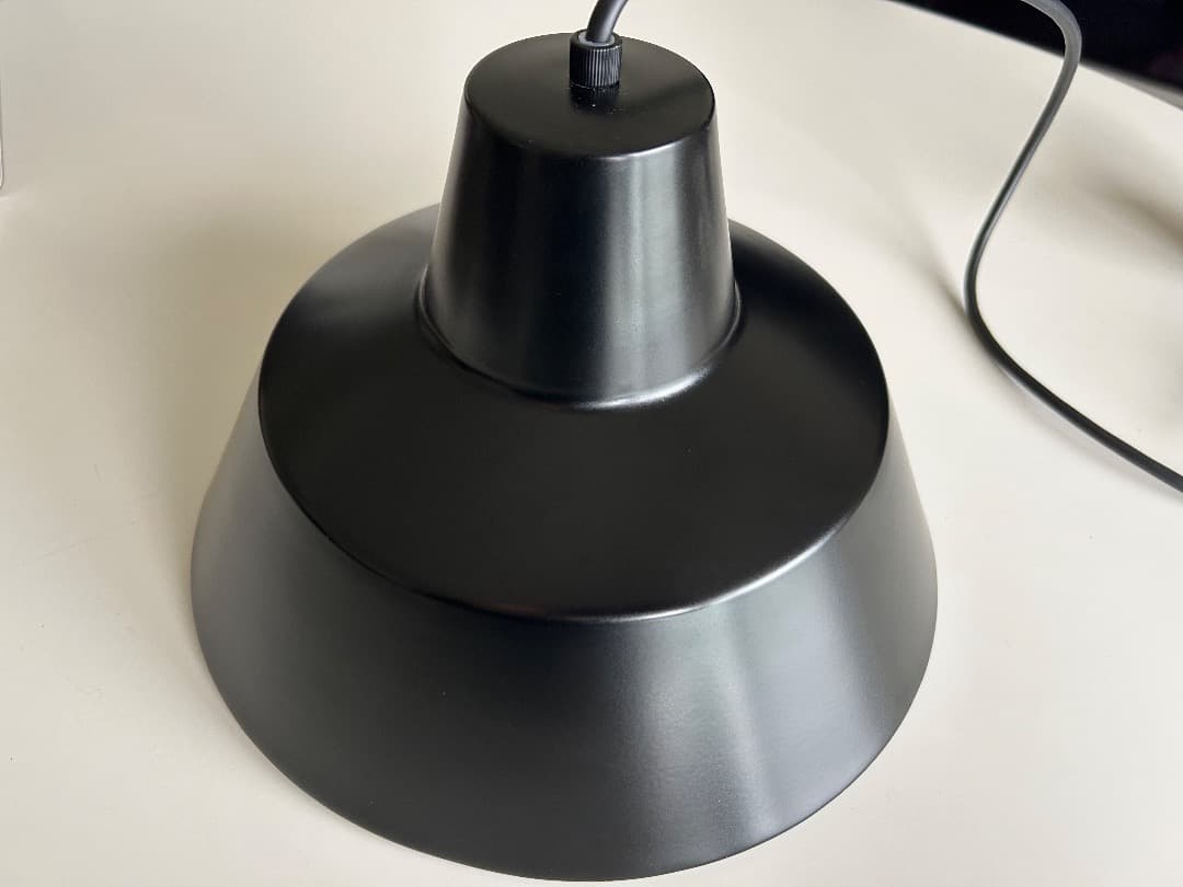 ワークショップランプ WORKSHOP LAMP黒M MADE BY HAND