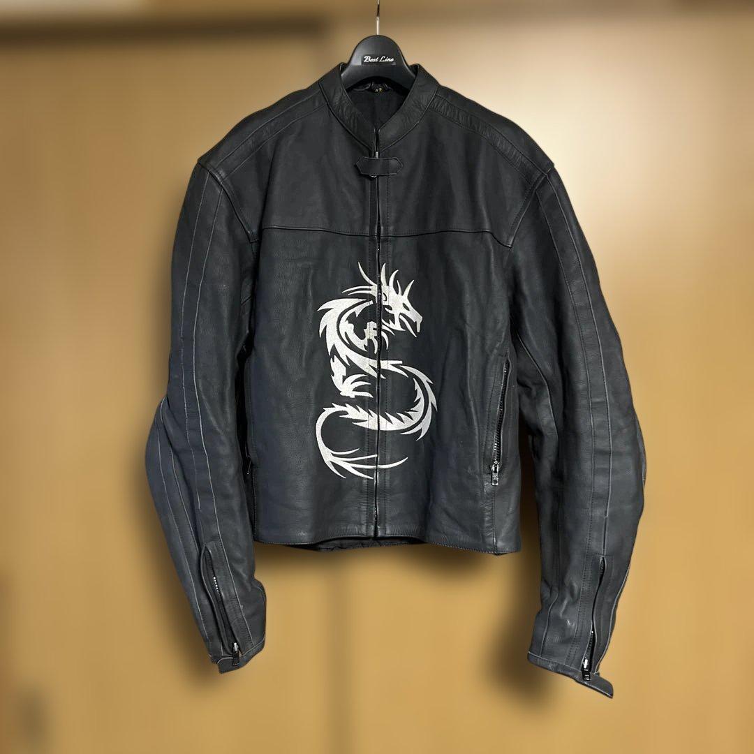 刺繍ライダースジャケット　size42