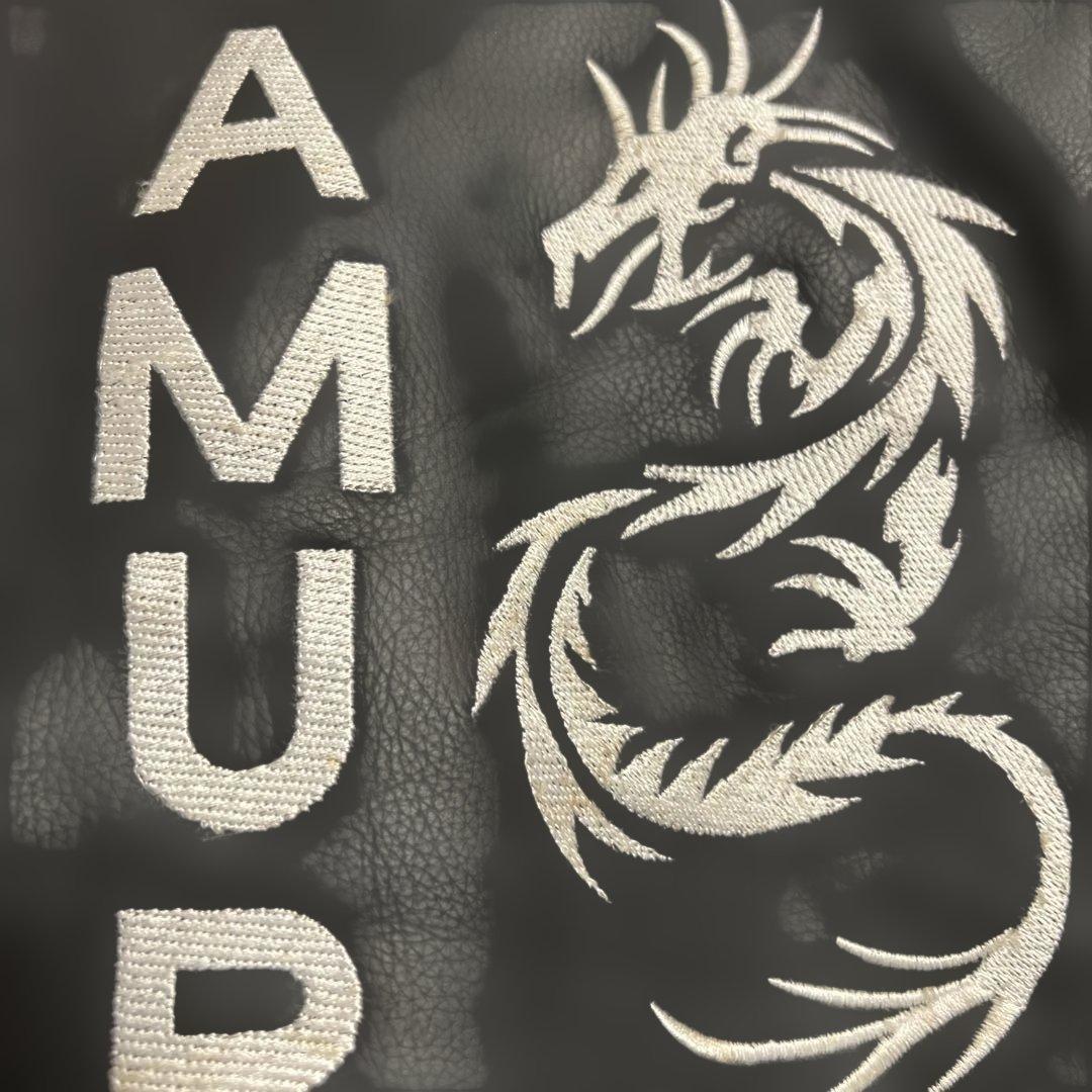 刺繍ライダースジャケット　size42