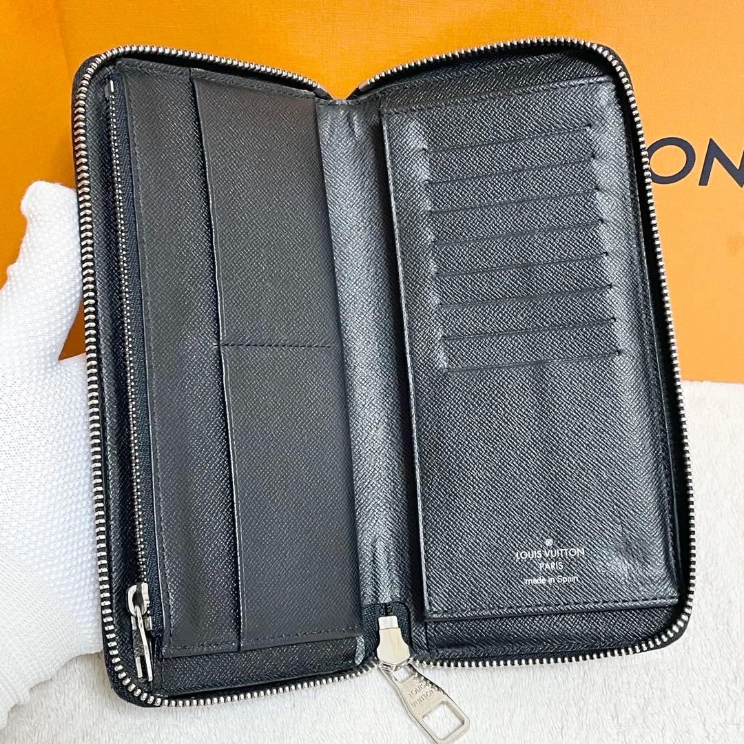 ルイヴィトン　ダミエ　グラフィット　ヴェルティカル　ラウンドファスナー　長財布
