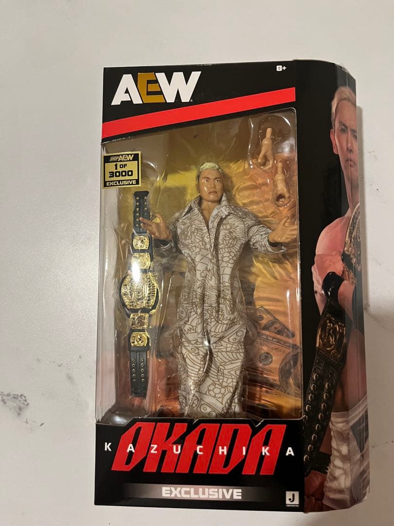 AEW Kazuchika Okada フィギュア 3000の1の限定版