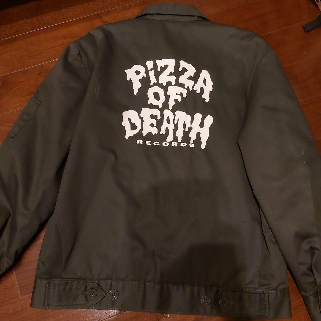 Pizza of Death Records ジャケット M オリーブグリーン