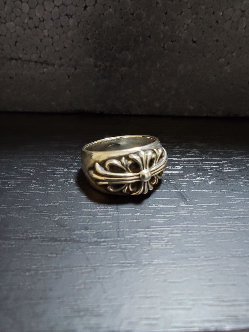 CHROME HEARTS クロムハーツ　フローラルクロスリング