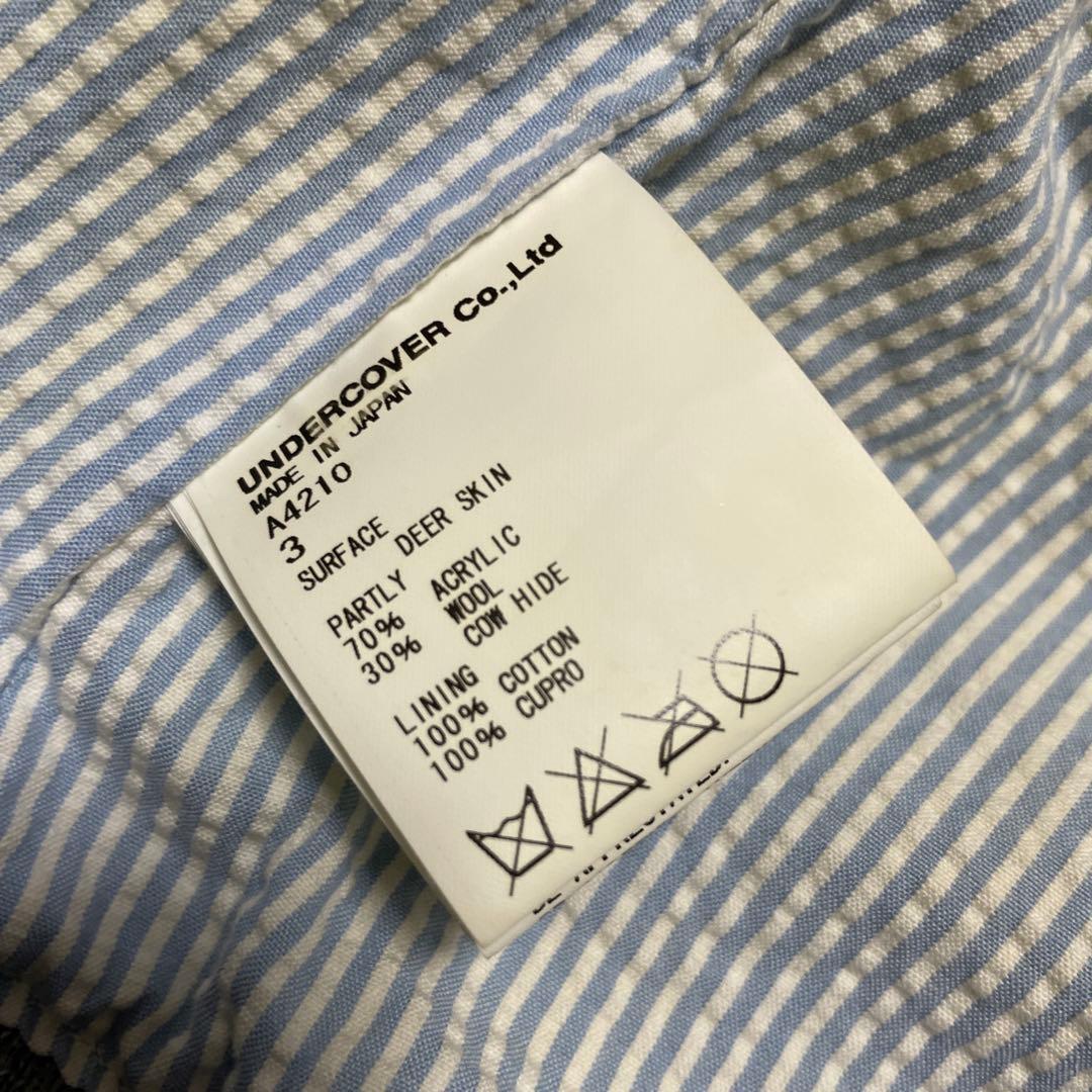 ブ*チ様 アンダーカバー スタジャン　スエード　鹿革　ブルゾン　undercov
