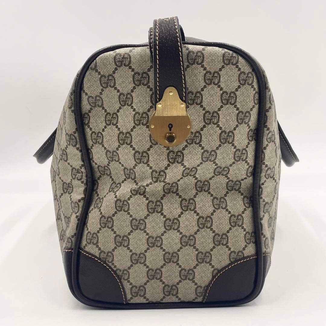 美品•大容量✨GUCCI オールドグッチ ボストンバッグ GGスプリーム メンズ
