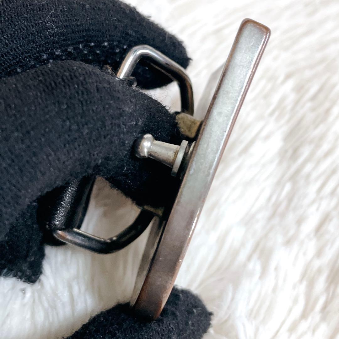 DSQUARED2 ディースクエアード エンブレム バックル レザー ベルト