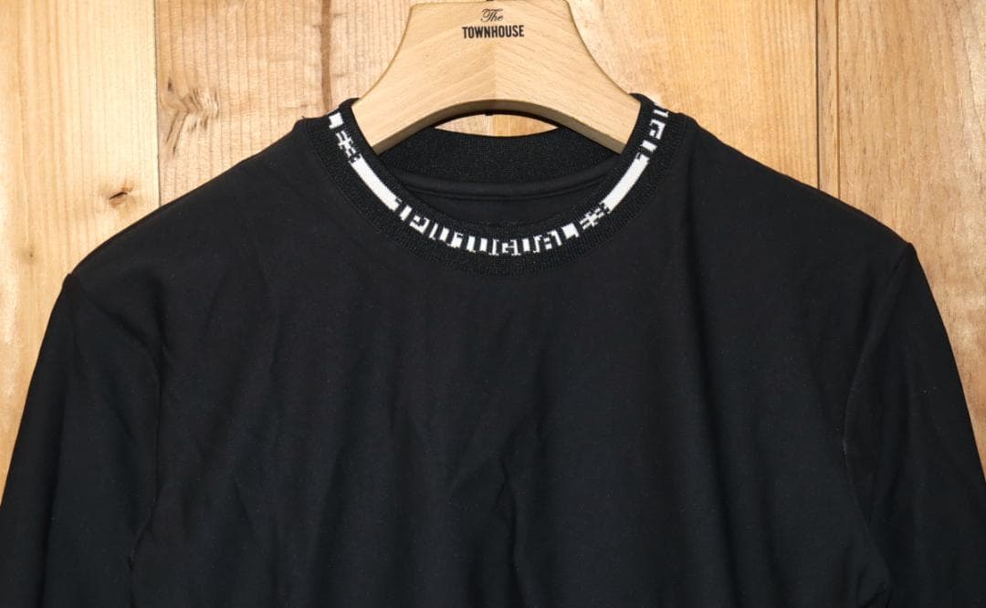 新品 1piu1uguale3 SPORT ロゴ ジャカード クルーシャツ ⅢⒽ