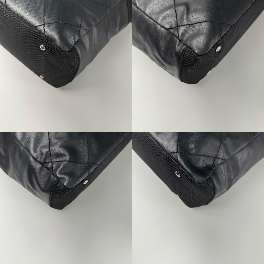 【未使用に少し近い】　シャネル パリビアリッツMM マザー A4 肩掛け　黒