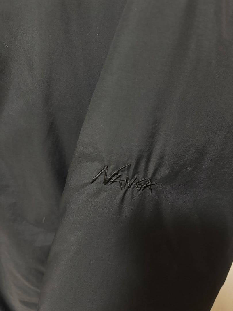 ナンガ NANGA スタンドカラー ダウンジャケット　ブラック レディースM