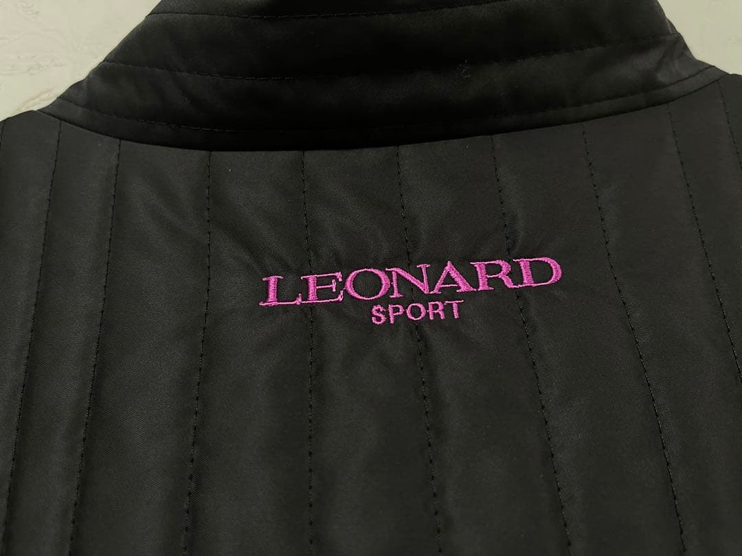 LEONARD レオナール　リバーシブル　ベスト　キルティング　44