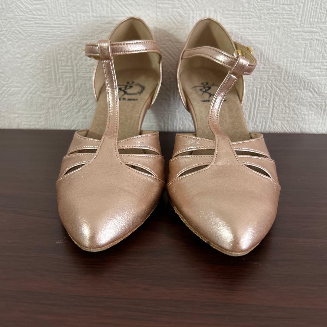 【美品】タカダンス　ダンス兼用パンプス　23cm