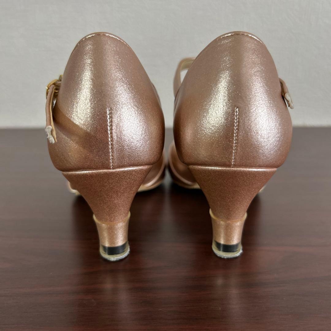 【美品】タカダンス　ダンス兼用パンプス　23cm