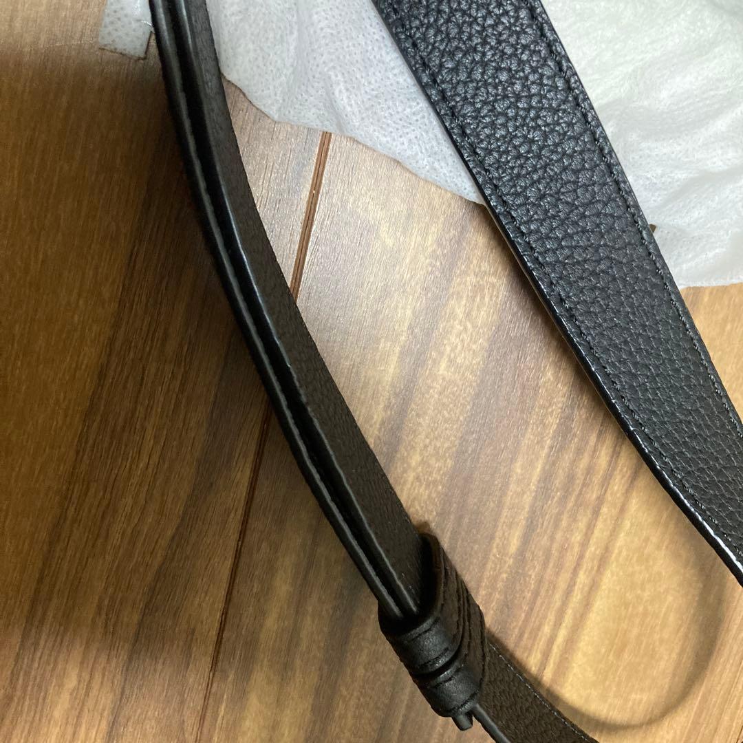 LOEWE レザー ボディバッグ ブラック