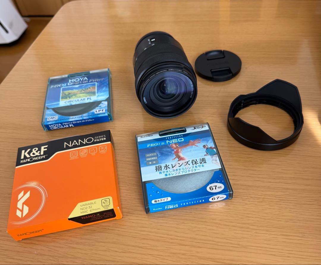 LUMIX S 20-60mm F3.5-5.6 保護、PL、NDフィルター付き