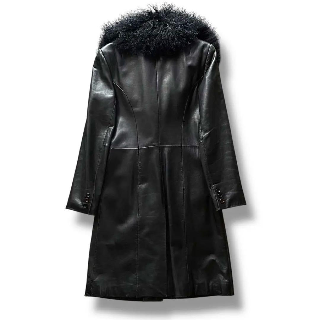 ジャケット・アウター 00s Faux fur collar leather coat