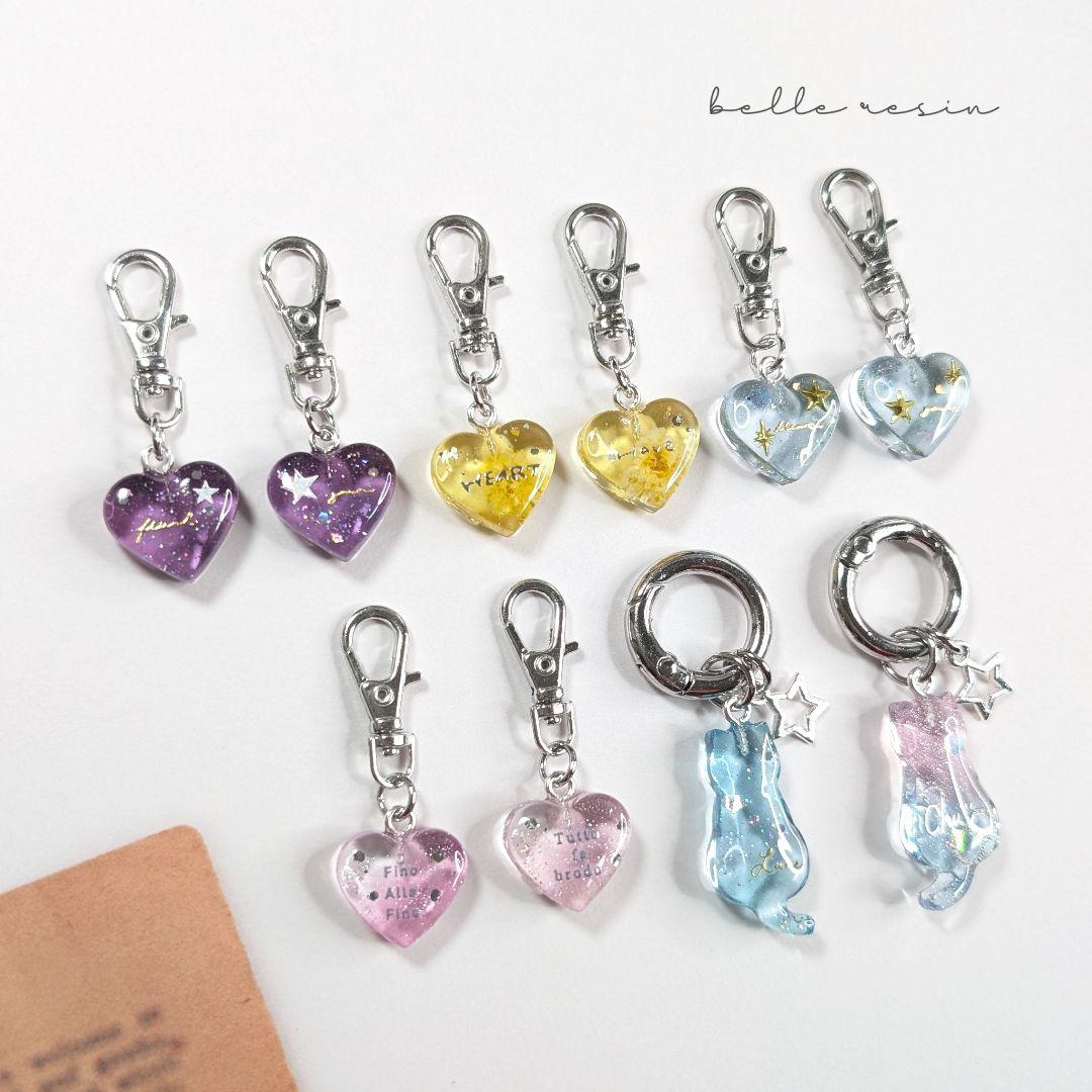 レジン マカロンつき cafe シェイカーキーホルダー