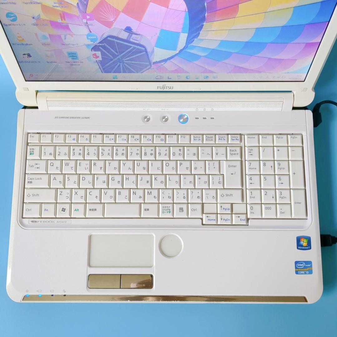 新品SSD爆速⭐カメラ付⭐メモリ8GB✅届いてすぐ使える設定済！白ノートパソコン