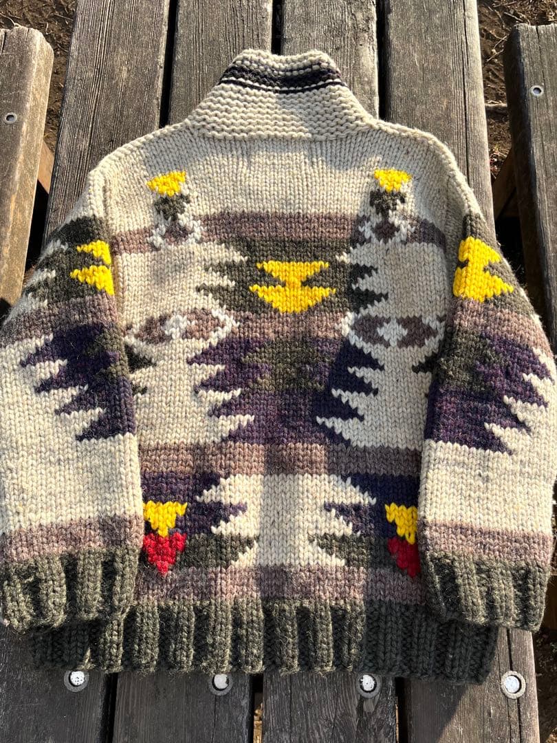 CANADIAN SWEATERカナディアンセーター カウチンカーディガンM