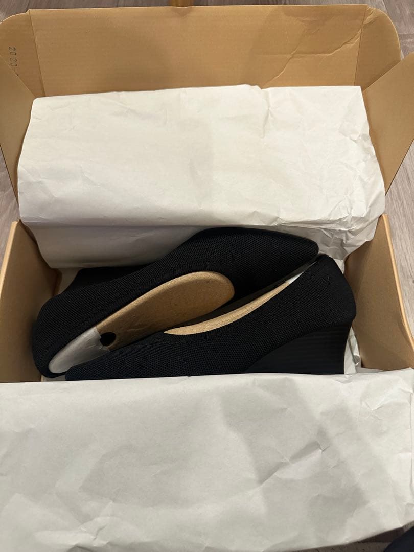 VIVAIA ポインテッドトゥ ウェッジヒール パンプス24cm