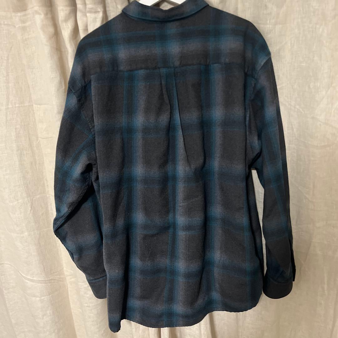 ペンドルトン ボードシャツ グレー/グリーンチェック