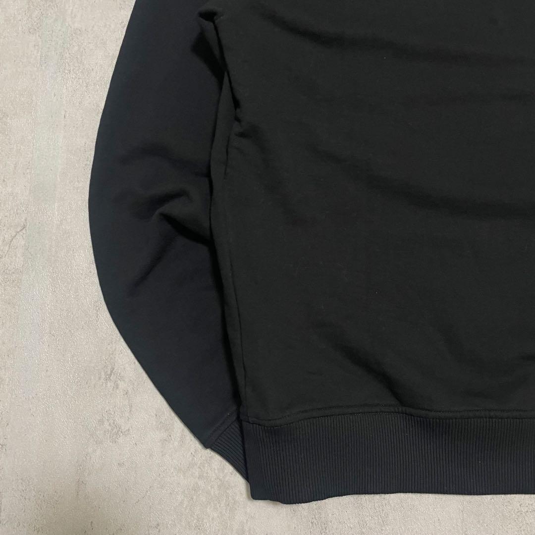 美品 FENDI ギンガムチェック FF ロゴ スウェット トレーナー 黒