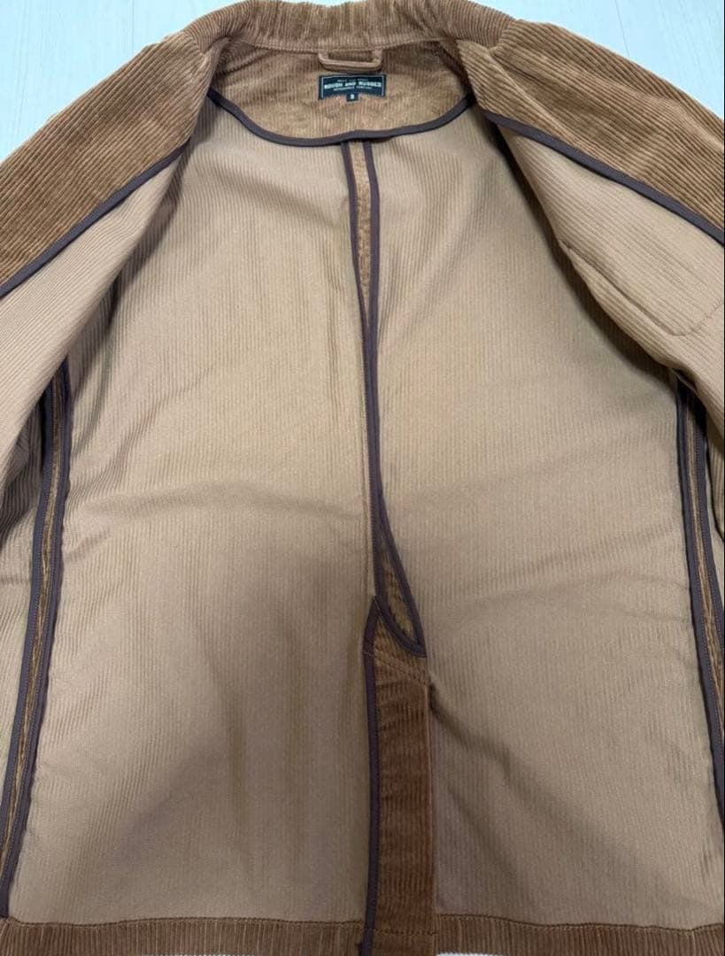 Rough and Rugged L ブラウン コーデュロイジャケット・パンツ