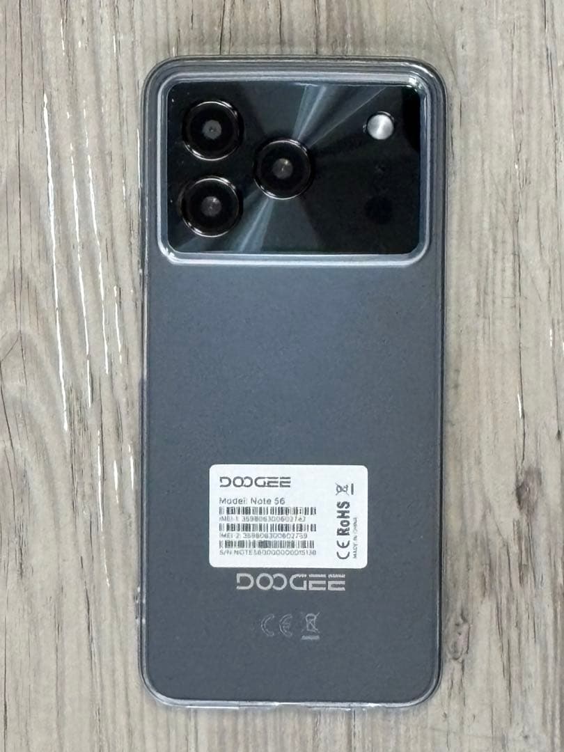 DOOGEE Note 56 Obsidian Black 本体