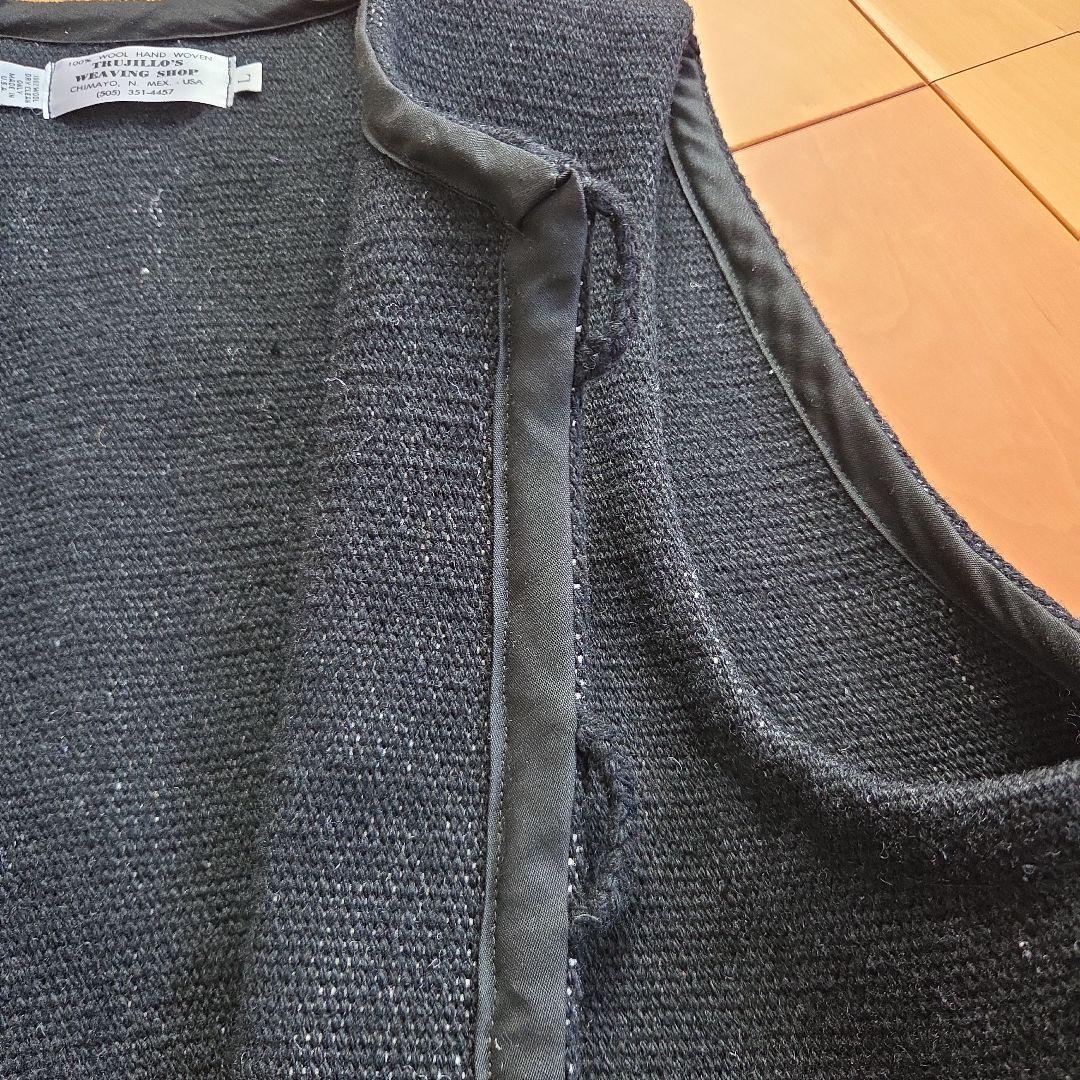 Trujillo's トルフィリオス　チマヨ　ベスト L　黒　無地