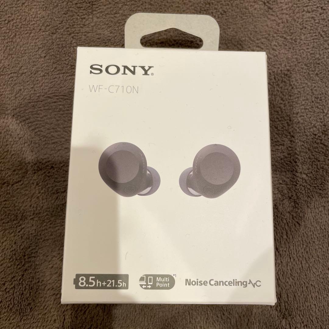 【新品】SONY WF-C710N ワイヤレスイヤフォン ブラック