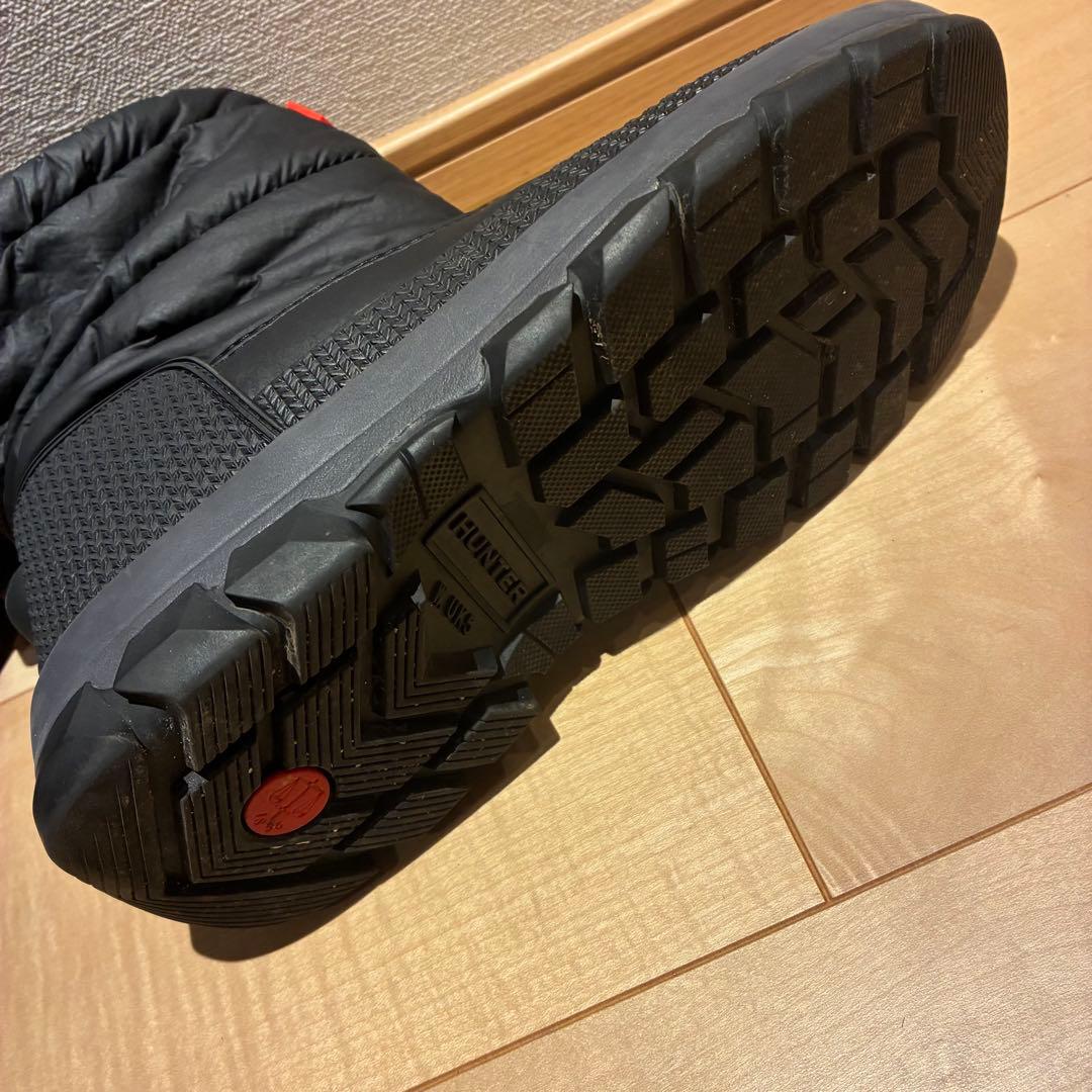 人気❣️ HUNTER イントレピッド ショート スノー ブーツ ブラック　黒