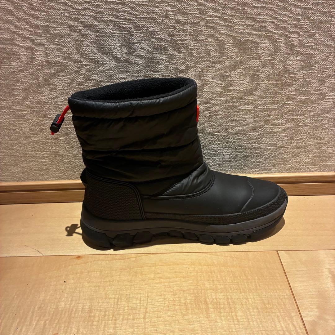 人気❣️ HUNTER イントレピッド ショート スノー ブーツ ブラック　黒