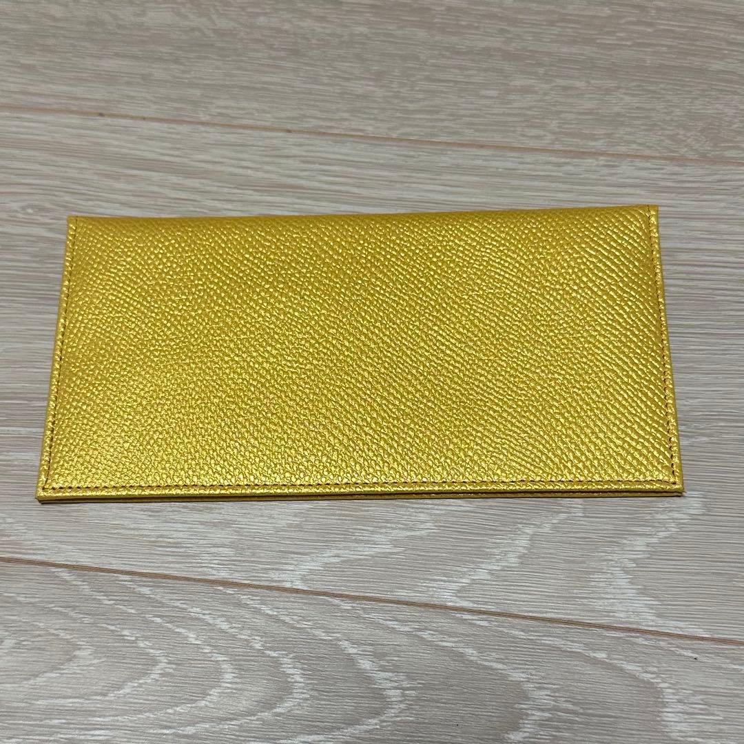美品 皇居 財布 長財布 金 イエローゴールド