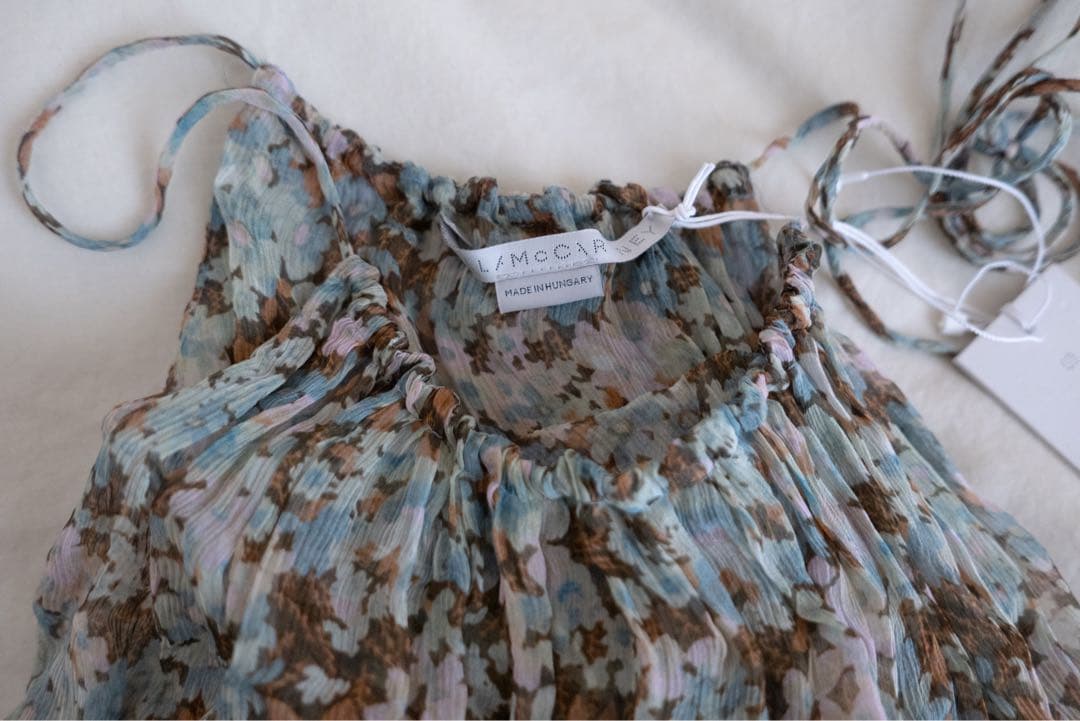 新品　stella mccartney 小花柄シフォンキャミソール