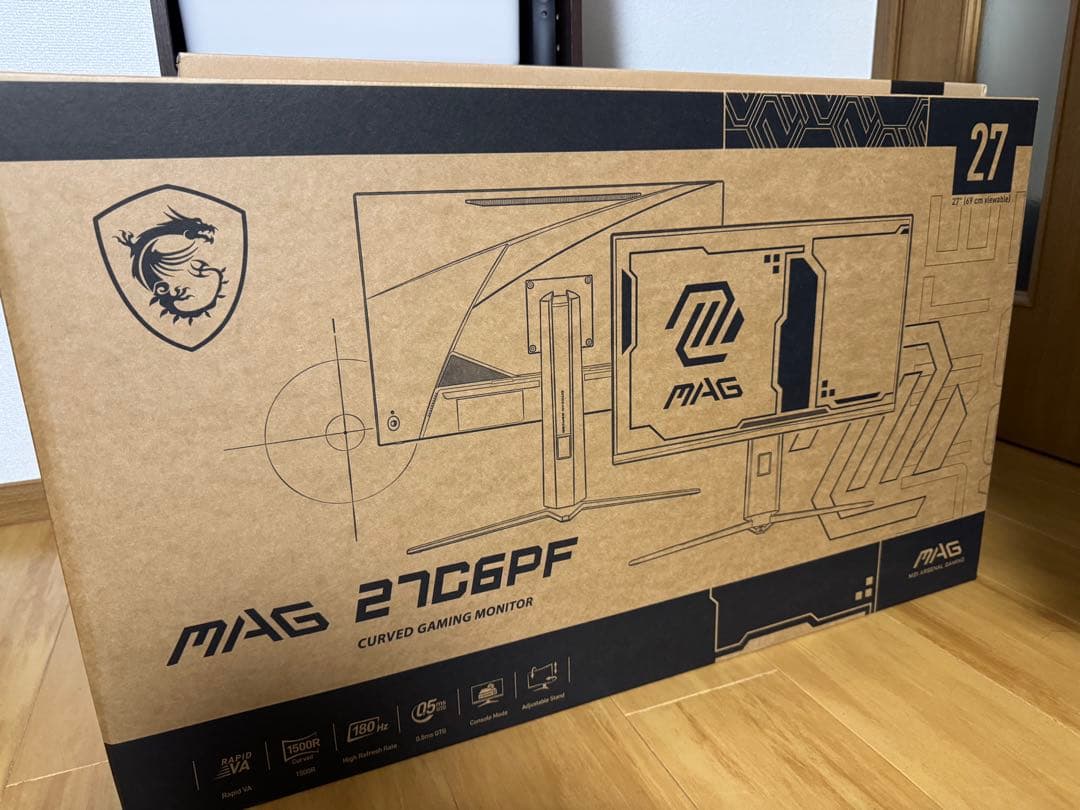 MSI MAG 27C6PF カーブドゲーミングモニター27インチ　美品