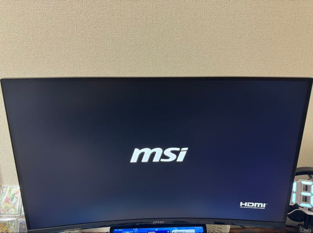 MSI MAG 27C6PF カーブドゲーミングモニター27インチ　美品